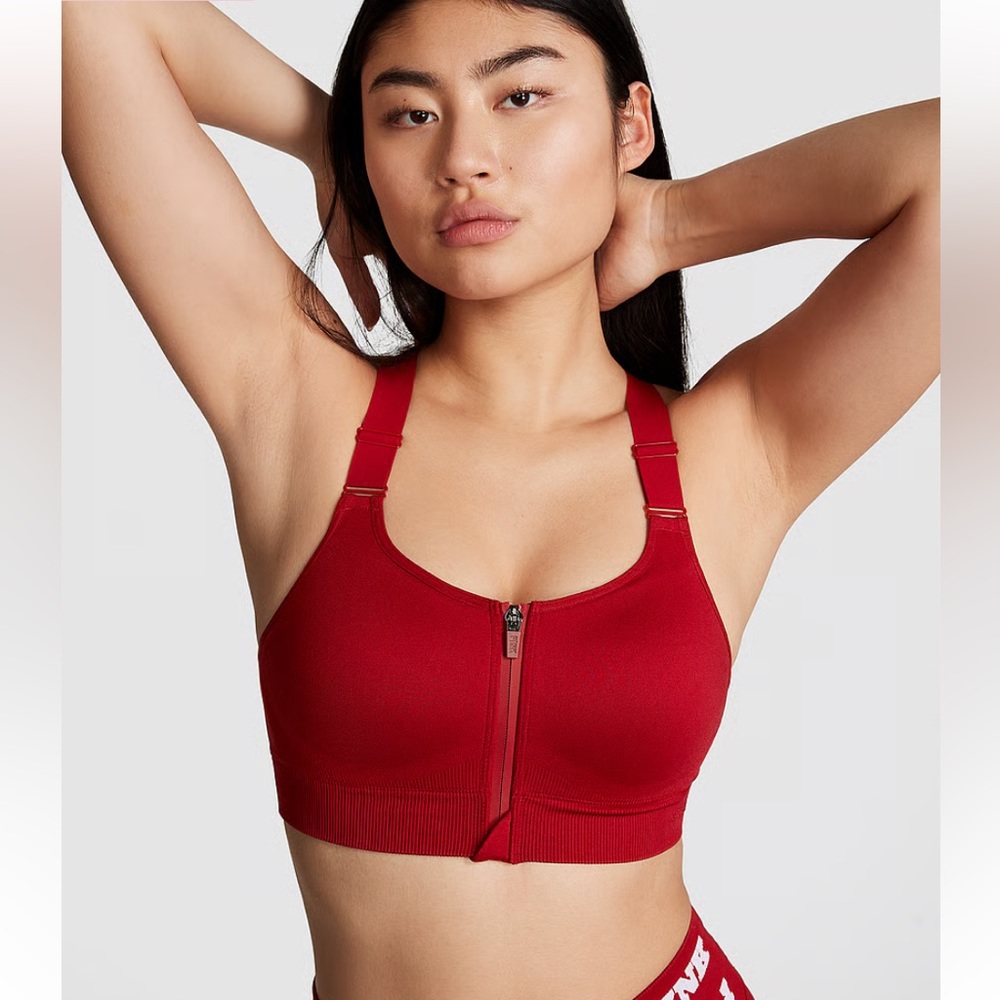 ♥️🍒🌹VICTORIA SECRET PINK HIGH INPACK SPORTS BRA